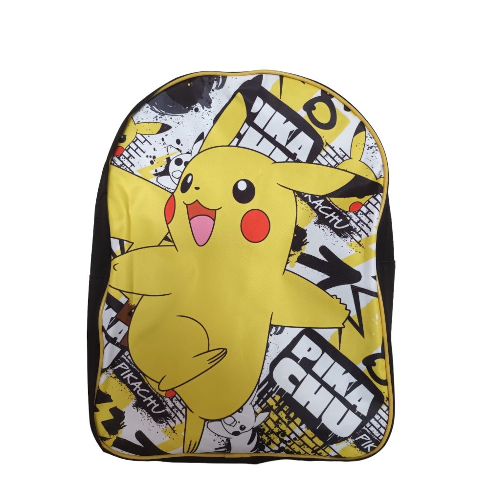 Mochila Pikachu Pokemon pika 40cm Tamaño: 40x30x15cm. marca DIFUZED