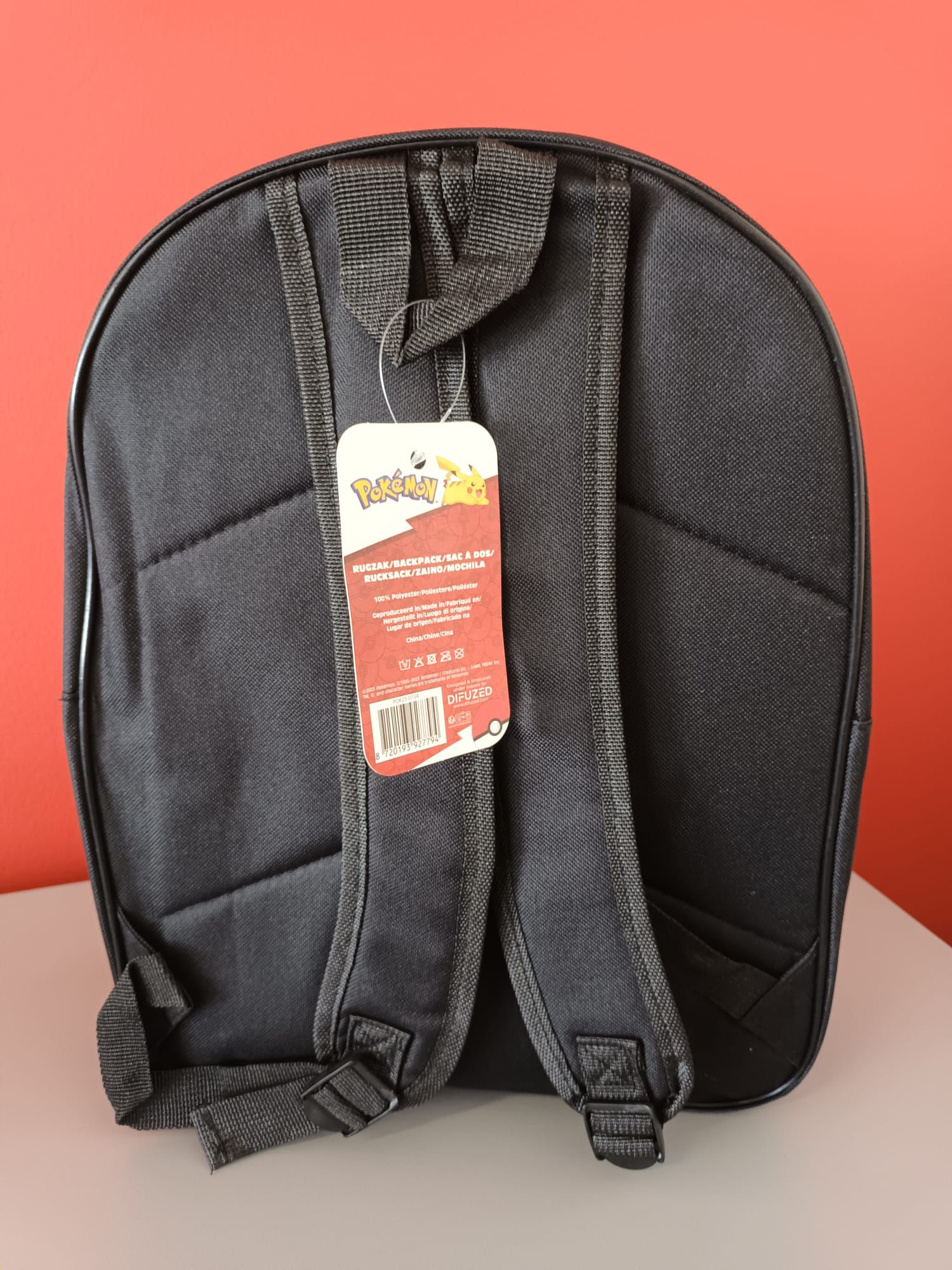 Mochila Pikachu Pokemon 40cm Tamaño: 40x30x15cm. marca DIFUZED - Imagen 4